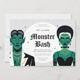 Halloween Gothics Frankenstein Monster Bash Kaart