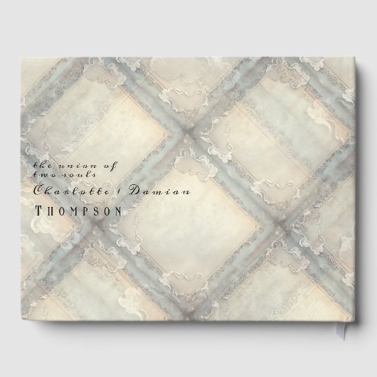 Halloween Gotisch Skelet Bat Bruiloft Welkomstbord Gastenboek (Achterkant)