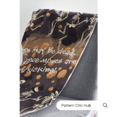 Halloween Gotisch Skelet Dans Modern Fleece Deken