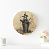 Halloween Gotische Heks Grote Klok (Huis)