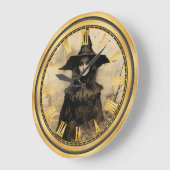 Halloween  Gotische Heks Grote Klok (Hoek)
