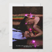 Halloween Gotische Skulls Skeleton Liefde Bat Brui Save The Date (Achterkant)