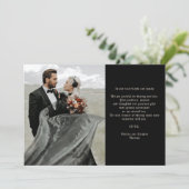 Halloween Gotische Skulls Tarot De Liefhebbers Bru Bedankkaart (Staand voorkant)