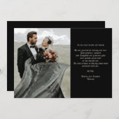 Halloween Gotische Skulls Tarot De Liefhebbers Bru Bedankkaart (Voorkant / Achterkant)