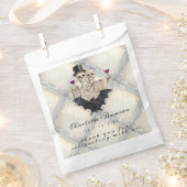 Halloween Gotische Skulls Tarot De Liefhebbers Bru Bedankzakje (Geknipt)