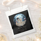 Halloween Gotische Skulls Tarot De Liefhebbers Bru Bedankzakje (Geknipt)