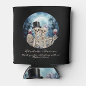 Halloween Gotische Skulls Tarot De Liefhebbers Bru Blikjeskoeler (Voorkant)