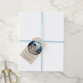 Halloween Gotische Skulls Tarot De Liefhebbers Bru Cadeaulabel (Met Touw)