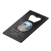 Halloween Gotische Skulls Tarot De Liefhebbers Bru Creditkaart Flessenopener (Voorkant Gekanteld)