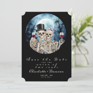 Halloween Gotische Skulls Tarot De Liefhebbers Bru Save The Date