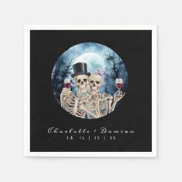 Halloween Gotische Skulls Tarot De Liefhebbers Bru Servet