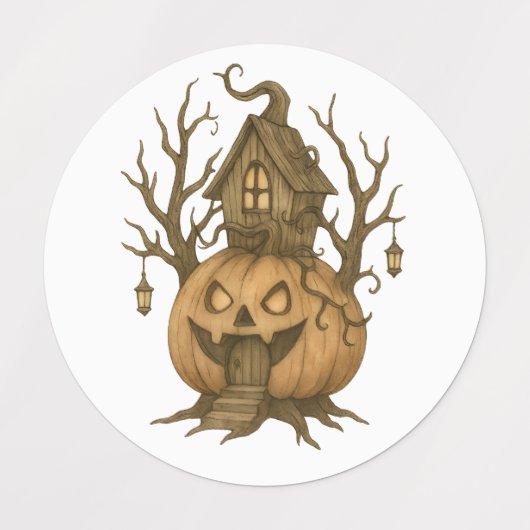 Halloween Gotische Stickers - Bat, Skull Book, Pla (Design 2)