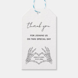 Halloween Gotische Trouwgunstlabels Cadeaulabel
