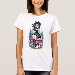 Halloween Gotische Voodoo Pop T Shirt, Griezelen T T-shirt