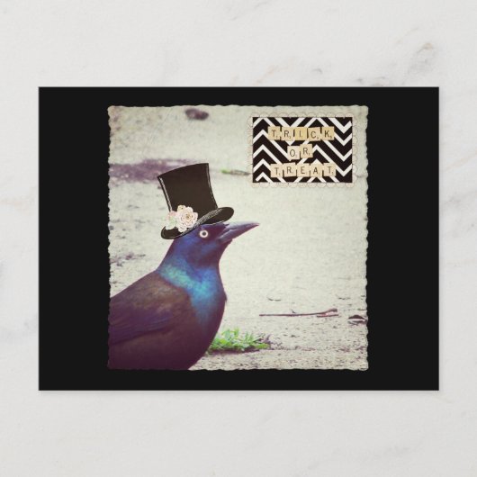 Halloween Grackle Briefkaart (Voorkant)