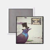 Halloween Grackle Magneet (Voorkant / Achterkant)