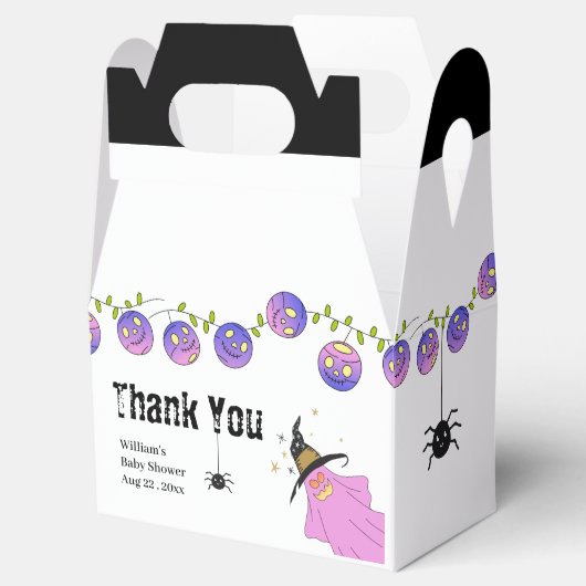 Halloween Gradient Ghost Skull Garland Bedankdoosjes (Geopend)