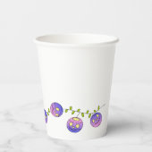 Halloween Gradient Ghost Skull Garland Papieren Bekers (Achterkant)