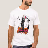 halloween graffiti art anime t-shirt (Voorkant)