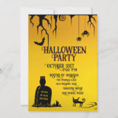 Halloween Graffiti Cemetery Kaart (Voorkant)