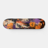 Halloween Graffiti-geïnspireerde & Bold Sunburst M Persoonlijk Skateboard (Horizontaal)