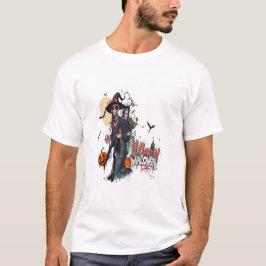 halloween graffiti kunst anime cool gezin t-shirt