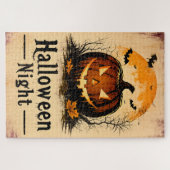 Halloween Grafisch – 1960s Thema Editie Legpuzzel (Horizontaal)