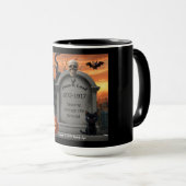 Halloween grafsteen humor "Alotta B. Lood" Mok (Voorkant rechts)