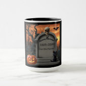 Halloween grafsteen humor "Dewey Burnum" Mok (Midden)