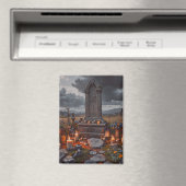 Halloween grafsteen magneet (Insitu (Vaatwasser))