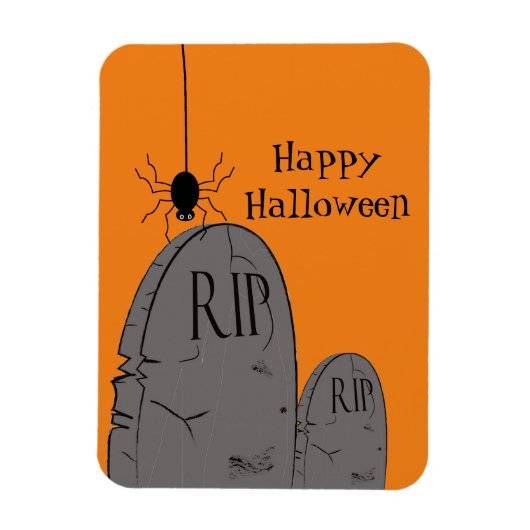 Halloween grafstenen flexibele magneet (Verticaal)