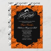 Halloween Grand Ball Kaart (Voorkant / Achterkant)
