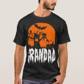 Halloween Grandad Scary 31 oktober cadeau T-shirt (Voorkant)
