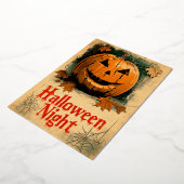 Halloween Graphic – 1960s Inspired Series Folie Feestdagenkaart (Gedraaid)