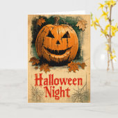 Halloween Graphic – 1960s Inspired Series Kaart (Gele Bloem)