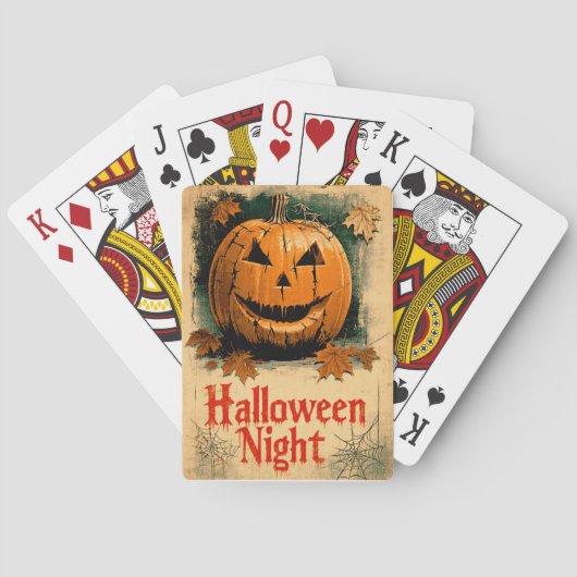 Halloween Graphic – 1960s Inspired Series Pokerkaarten (Achterkant)