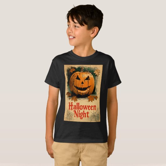 Halloween Graphic – 1960s Inspired Series T-shirt (Voorkant volledig)