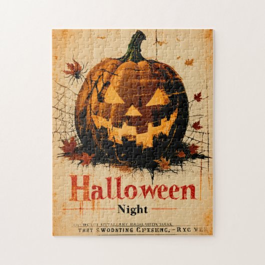 Halloween Graphic – Classic 1960s Design Legpuzzel (Verticaal)