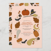 Halloween Graphic Party Kaart (Voorkant / Achterkant)