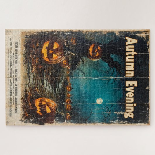 Halloween Graphic – Seasonal 1960s Inspired Legpuzzel (Horizontaal)