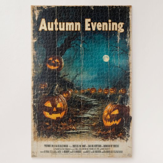 Halloween Graphic – Seasonal 1960s Inspired Legpuzzel (Verticaal)