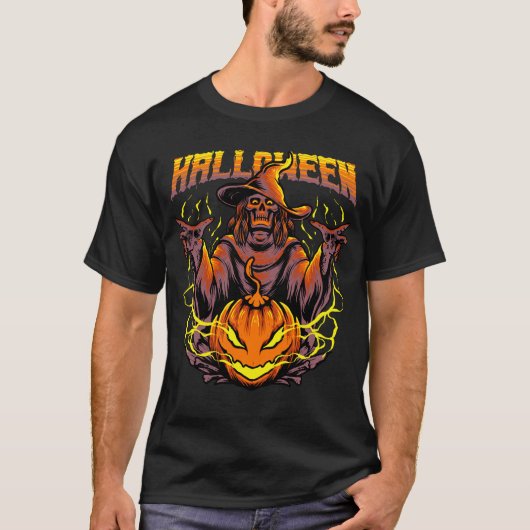 Halloween Graphic T-shirt (Voorkant)