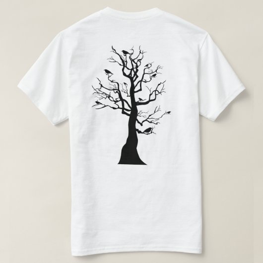 Halloween Graphic T-shirt – Spooky Pumpkin & Horro (Design achterkant)