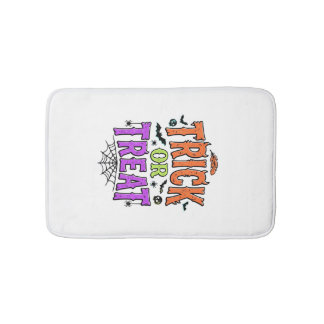 Halloween grapjas leuke spinnenweb retro_1 badmat