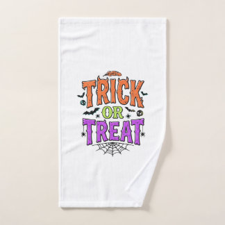Halloween grapjas leuke spinnenweb retro_1 handdoek