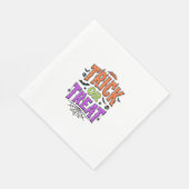 Halloween grapjas leuke spinnenweb retro_1 servet (Hoek)