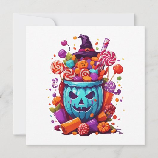 Halloween grappig  (Achterkant)