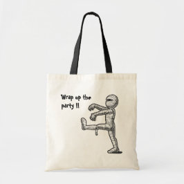 Halloween grappig afronden van het feest tote bag