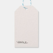 Halloween grappig dank je sluit het feest cadeaulabel (Achterkant)