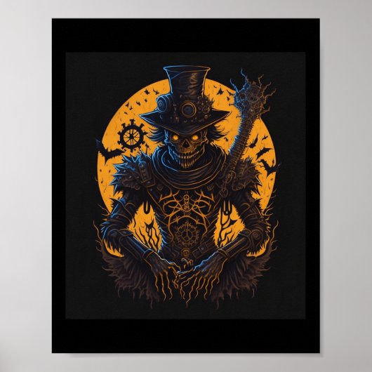 Halloween Grappig Halloween Kostuum Mannen Vrouwe Poster (Voorkant)